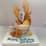 Japanese Cake 4INCH-Custom Pet Birthday Cake (Klang Valley Delivery)
