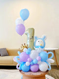 Blue Purple The Moment Handcraft Balloon Sculpture - Signature Classic C (Kuching Delivery)