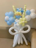8 stalks Customized Flower Balloon Bouquet (Kuching Delivery)