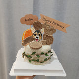 Japanese Cake 4INCH-Custom Pet Birthday Cake (Klang Valley Delivery)