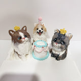 3D PET CAKE4INCH-Custom Pet Birthday Cake (Penang Delivery)