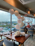 Large Confettis Balloon with 8's Helium Balloon Bundle (Kuching Delivery)
