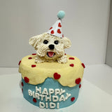 3D HEAD PET CAKE-Custom Pet Birthday Cake (Klang Valley Delivery)