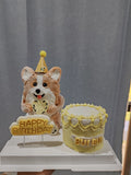 3D PETCAKE+SMALL CAKE-Custom Pet Birthday Cake (Klang Valley Delivery)