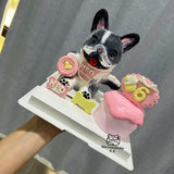 3D PETCAKE+SMALL CAKE-Custom Pet Birthday Cake (Klang Valley Delivery)