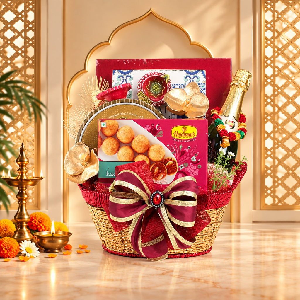 Deepavali Festa Treats Basket  - Deepavali Hampers & Gifts 2026
