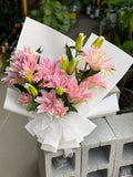 Pink Lily Bouquet (Klang Valley Delivery)