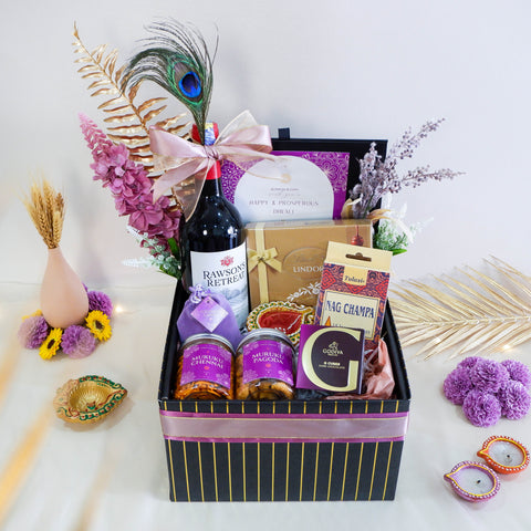 Majestic Diwali Wine Gift Box 'Hampers & Gifts' - Deepavali 2024