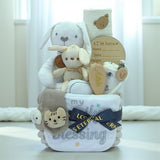 Angeliz Motherhood Blessing Pa&Ma Bunny Baby Gift Set 10pcs- Neutral(Nationwide Delivery)