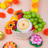 Diwali Dazzle Fruit Basket (6 Types of Fruits) (Klang Valley Delivery)  - Deepavali Hampers & Gifts 2026