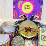 Colours of Diwali Bamboo Basket (Nationwide Delivery)