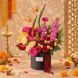 Festive Glow Deepavali Flower Box (Klang Valley Delivery)  - Deepavali Hampers & Gifts 2026