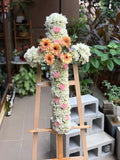 Cross-Shaped Floral Tribute (Klang Valley Delivery)