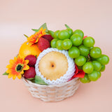 Diwali Dazzle Fruit Basket (6 Types of Fruits) (Klang Valley Delivery)  - Deepavali Hampers & Gifts 2026