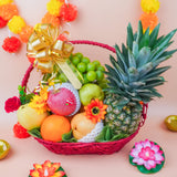 Royal Deepavali Fruit Basket (10 Types of Fruits) (Klang Valley Delivery)  - Deepavali Hampers & Gifts 2026