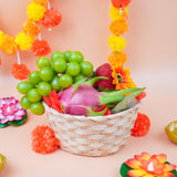 Diwali Dazzle Fruit Basket (6 Types of Fruits) (Klang Valley Delivery)  - Deepavali Hampers & Gifts 2026