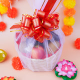 Treasure of Diwali Fruit Basket (7 Types of Fruits) (Klang Valley Delivery)  - Deepavali Hampers & Gifts 2026