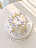 6 inches Lavender Lace Cake (Klang Valley Delivery)