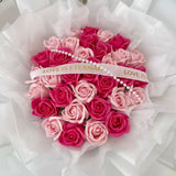 Pearl garland Soap Flower Bouquet (Nationwide Delivery)
