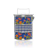 BDARI Tiffin Carrier - Orange Batik Flower (Nationwide Delivery)