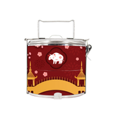 BDARI Tiffin Carrier - Zodiac Garden - Ox (Nationwide Delivery)