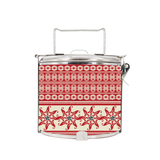 BDARI Tiffin Carrier - Red Aztec (Nationwide Delivery)