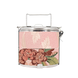 BDARI Tiffin Carrier - Pink Floral Batik (Nationwide Delivery)