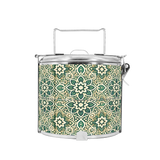 BDARI Tiffin Carrier - Green Geometric (Nationwide Delivery)