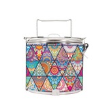 BDARI Tiffin Carrier - Ethnic Tiles (Nationwide Delivery)