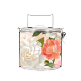 BDARI Tiffin Carrier - White Rose (Nationwide Delivery)