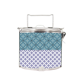 BDARI Tiffin Carrier - Mix Blue White Batik (Nationwide Delivery)