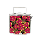 BDARI Tiffin Carrier - XMas Poinsetia (Nationwide Delivery)