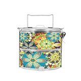 BDARI Tiffin Carrier - Green Floral Mandala (Nationwide Delivery)
