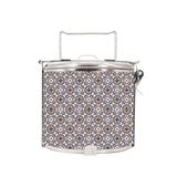 BDARI Tiffin Carrier - Sand Blue Batik (Nationwide Delivery)