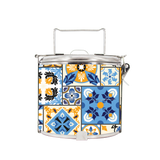 BDARI Tiffin Carrier - Spanish Pottery (Nationwide Delivery)