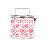 BDARI Tiffin Carrier - Tiles In Pink(Nationwide Delivery)