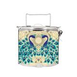 BDARI Tiffin Carrier - Blue Peacock Mandala (Nationwide Delivery)