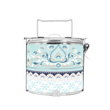 BDARI Tiffin Carrier - Blue Floral Mandala (Nationwide Delivery)