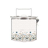 BDARI Tiffin Carrier - Arabic Geometric Tiles (Nationwide Delivery)