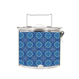 BDARI Tiffin Carrier - Blue Arabesque (Nationwide Delivery)