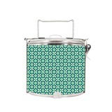 BDARI Tiffin Carrier - Green Mosaic Tiles  (Nationwide Delivery)