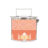 BDARI Tiffin Carrier - Orange Iznik Tiles (Nationwide Delivery)