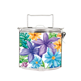 BDARI Tiffin Carrier - Purple Floral (Nationwide Delivery)