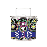 BDARI Tiffin Carrier - Blue Scarf (Nationwide Delivery)