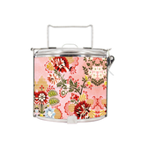 BDARI Tiffin Carrier - Red Damask (Nationwide Delivery)