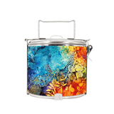 BDARI Tiffin Carrier - Abstract Batik  (Nationwide Delivery)