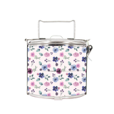 BDARI Tiffin Carrier - Purple Blue Floral (Nationwide Delivery)