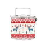 BDARI Tiffin Carrier - Scandinavian Christmas Folk (Nationwide Delivery)