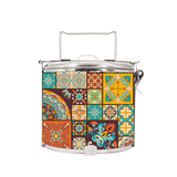 BDARI Tiffin Carrier - Mix Patchwork  (Nationwide Delivery)