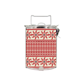 BDARI Tiffin Carrier - Red Aztec (Nationwide Delivery)